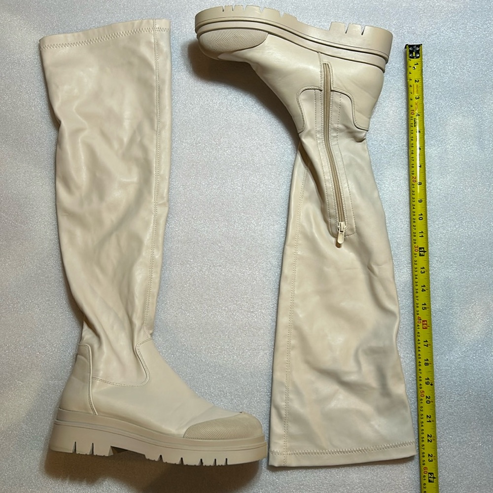 Dream Pairs over the knee PU boots size 8